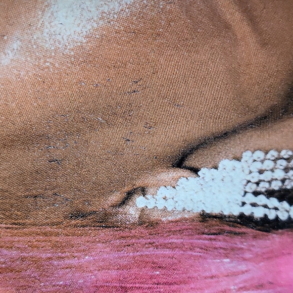 Doja Cat Hot Pink Portrait Boyfriend Fit Girls T-Shirt Size XXL - Picture 3 of 7